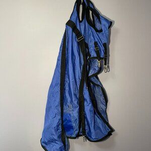 74" Blue Rain Hood for Horse